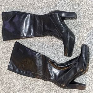 Franco Sarto Pull On stretch boots - size 5